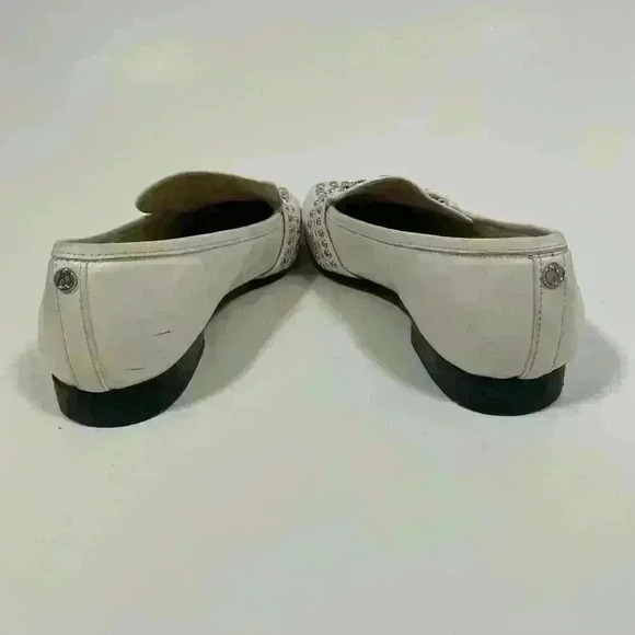 Sam Edelman Chesney Studded Loafer Leather White Women size 6.5 - Picture 4 of 9